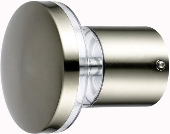 NoName Wandleuchte aus Edelstahl in Silber und Weiß mit 5,5W SMD LED, IP44, Kaltweiß, Up-Down Licht für den Garten - Bild 1