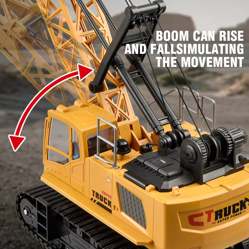 CONUSEA RC Kran-Traktor, ferngesteuerter LKW, mit Sprühfunktion, Metall - Bild 5