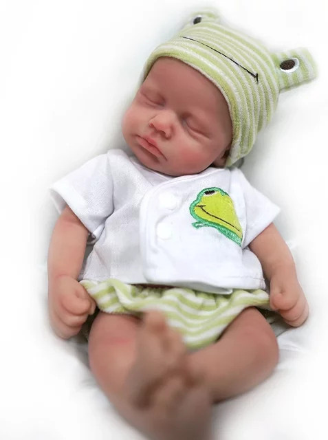 MIRE & MIRE Meine Melodie Junge Micro Frühchen Baby Puppe, Silikon, Bunt - Bild 1