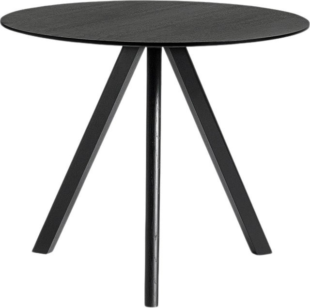 HAY Copenhague Cph20 Esstisch aus Schichtholz in Schwarz, rund, skandinavisches Design - Bild 1