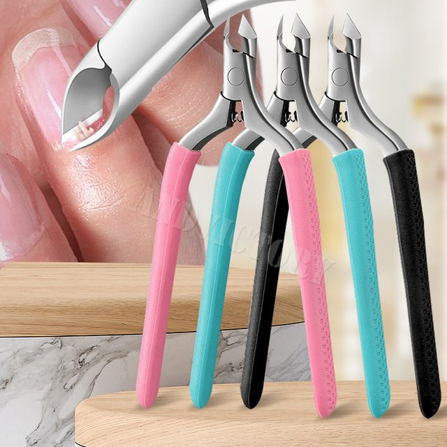 Andvictory Nagelhaut Trimmer, Nagelhautzange mit Silikon Griff, Unisex - Bild 1