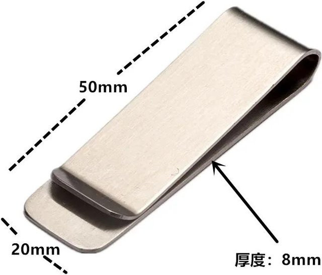 Binchi Cultural Supplies Stiftclip aus Edelstahl in Silber für Notebook und Tagebuch - Bild 1