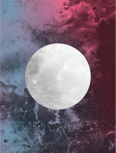 Komar Wandbild Solum Luna Paper Poster Multicolor B: 30 cm, H: 40 cm - Bild 1