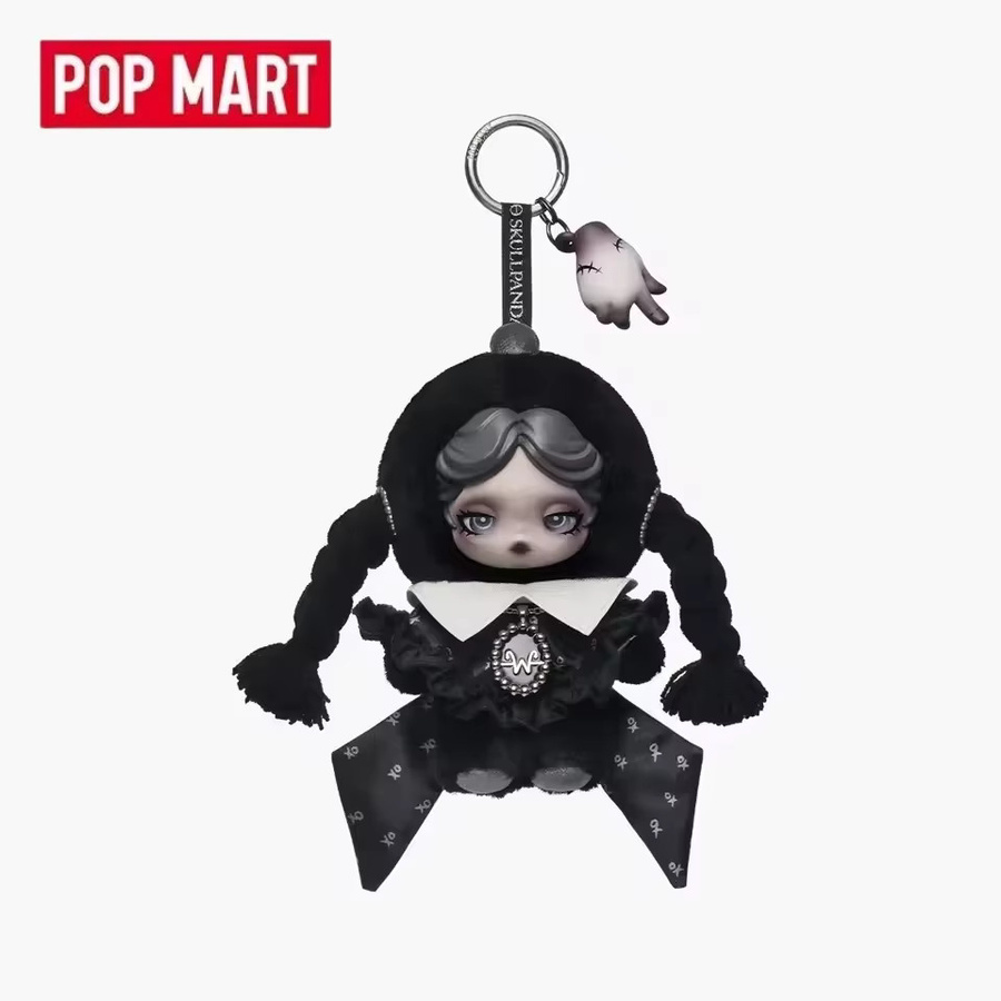 POP MART SKULLPANDA x MGM Wednesday, Anime-Figur Plüschpuppe Anhänger, Blind Box - Bild 3