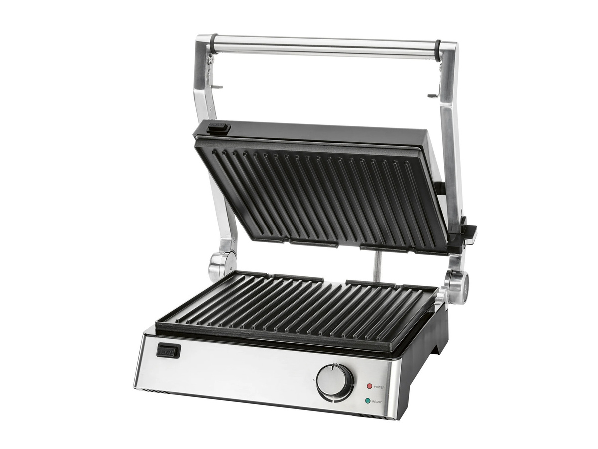 SILVERCREST KITCHEN TOOLS Kontaktgrill SKGE 2000 D3, 180 Grad aufklappbar - Bild 4