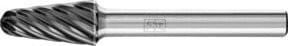 PFERD Hochleistungsfrässtift HICOAT Edelstahl Rundkegel KEL Ø 10x20 mm, Schaft-Ø 6 mm, Farbe: Silber - Bild 1