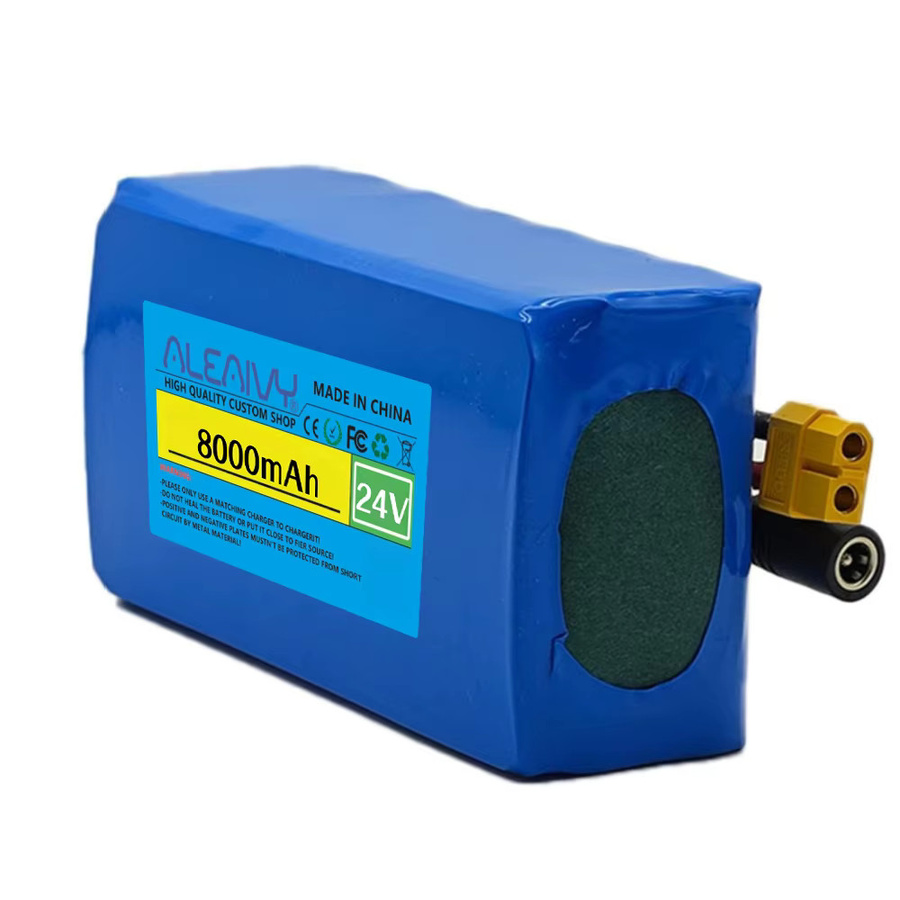 Aleaivy 24V 7S2P 8000mAh 18650 Lithium-Akku mit BMS-System in Blau für elektrische Pendlerfahrzeuge und Roller - Bild 2