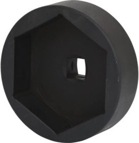 KS Tools Achsmuttern-Schlüssel 1 Zoll, 6-kant, kurz, schwarz, Stahl, Länge: 125 mm - Bild 1