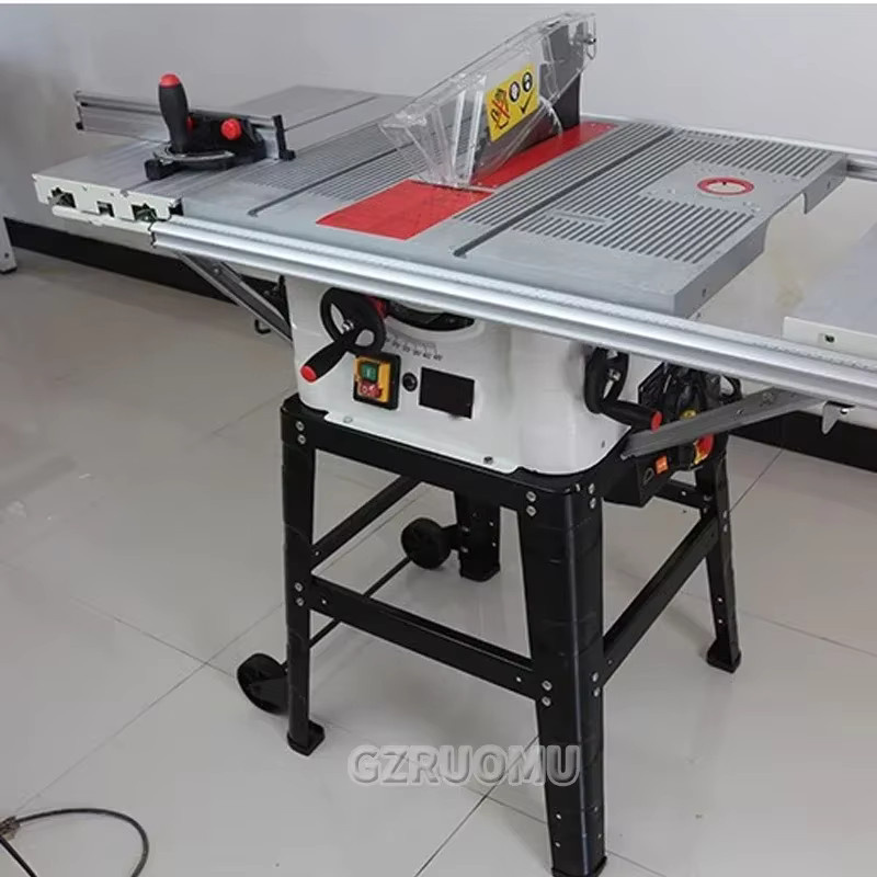 GZRUOMU JTS-250IID Multifunktionale 10-Zoll Schiebetischkreissäge Elektrische Holzbearbeitungs-Schneidemaschine - Bild 5