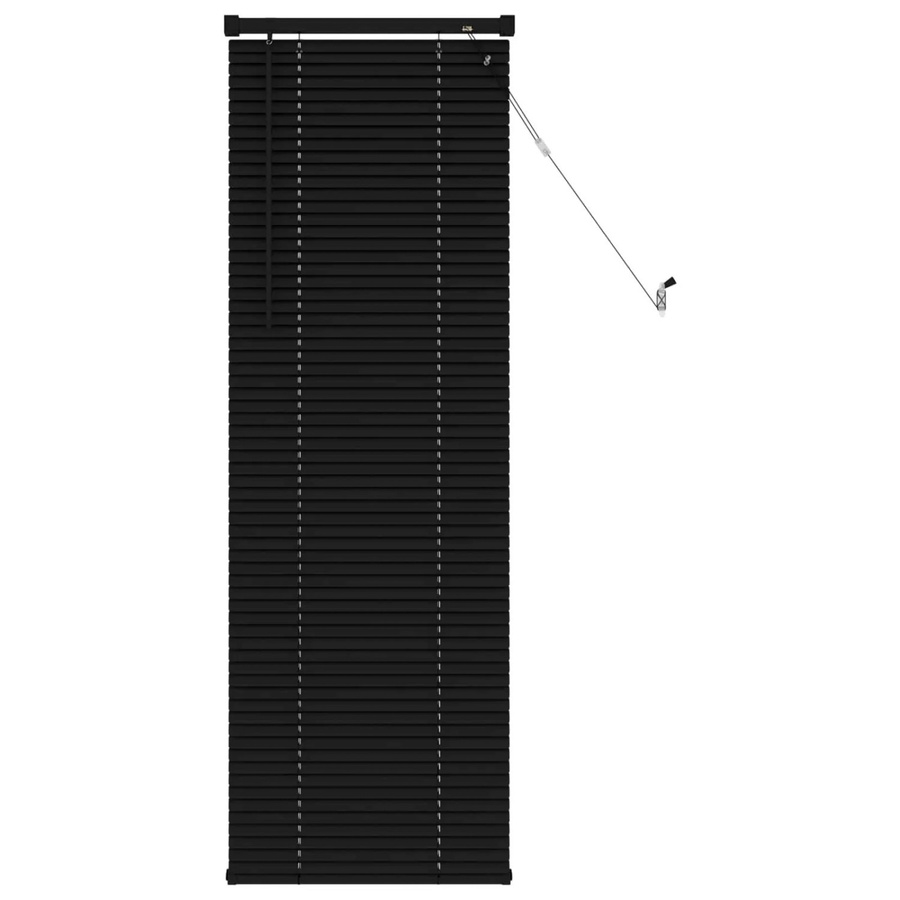 vidaXL Venetianer Jalousie aus PVC in Schwarz, Breite: 60 cm, Höhe: 150 cm - Bild 2