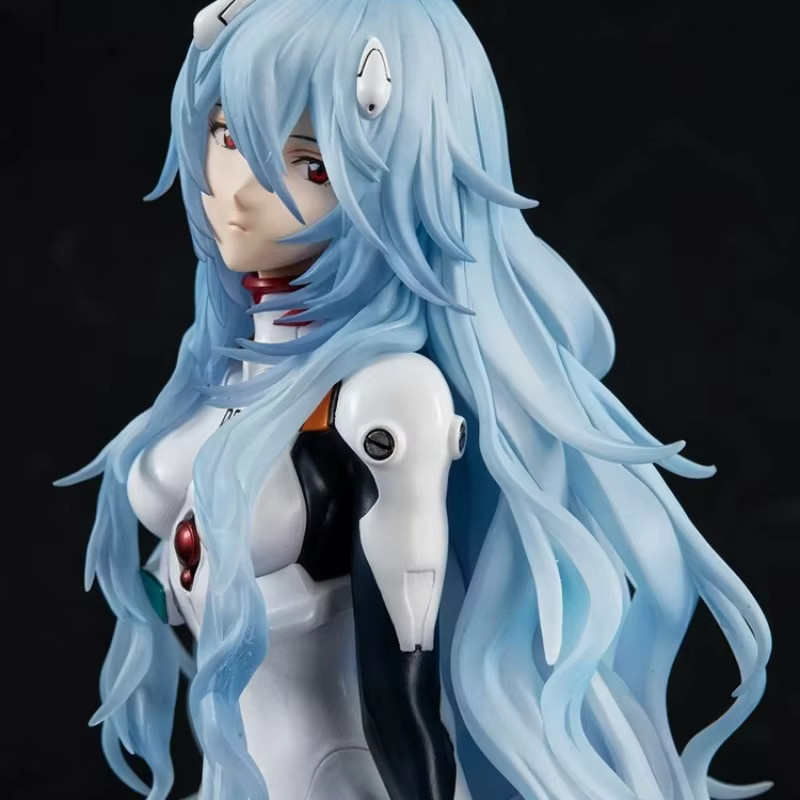 Bandai Neon Genesis Evangelion Rei Ayanami Sitzfigur, Einzelfigur - Bild 2