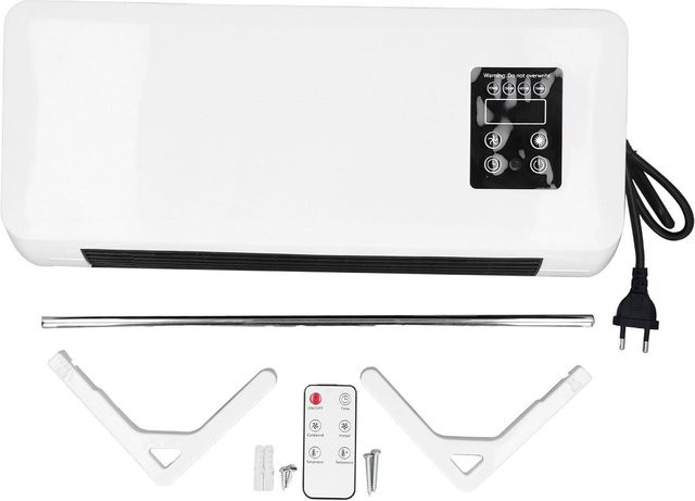 Mellow Home Wandmontierte Tragbare Klimaanlage in Weiß mit Kalt- und Warmfunktion für Büro und Wohnräume - Bild 1