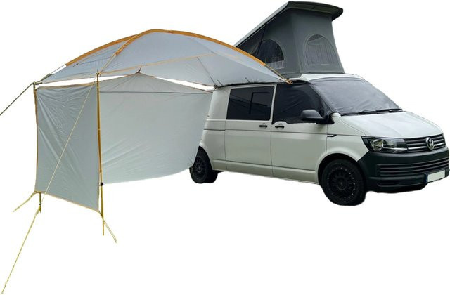 TAMBU Sonnensegel BASANT für Van und SUV, Farbe: Weiß, B/T/H: 340 x 190 x 180-275 cm - Bild 1