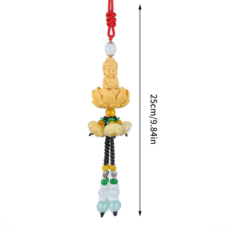 Auto-Anhänger Buddha, Kunstharz, Unisex - Bild 5