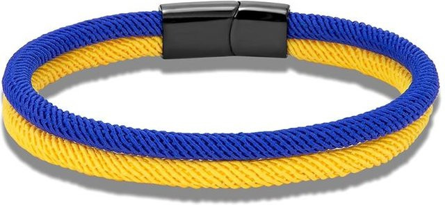 Armband, Edelstahl, Schwarz, Unisex, 23 cm - Bild 1