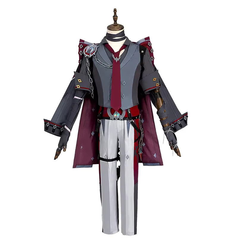 Genshin Impact Wriothesley Cosplay Kostüm, Komplettes Set - Bild 2
