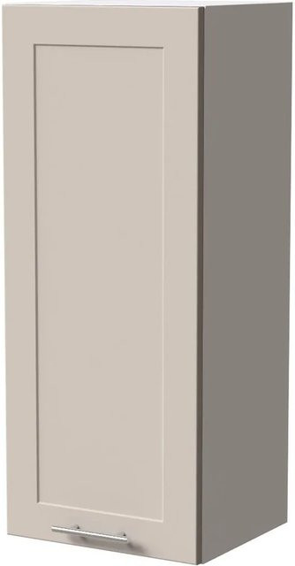 Feldmann-Wohnen Hängeschrank Oslo modern in Weiß und Kaschmir Matt, B/T/H: 40 x 32,5 x 96 cm - Bild 1