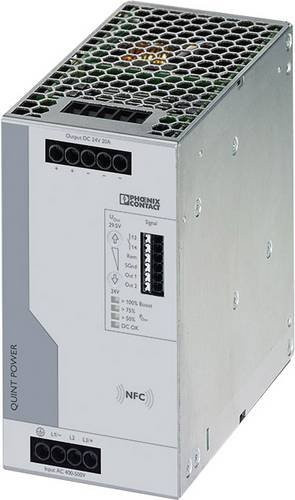Phoenix Contact QUINT4-PS/3AC/24DC/20 Hutschienen-Netzteil 24 V/DC 20 A, Grau - Bild 1