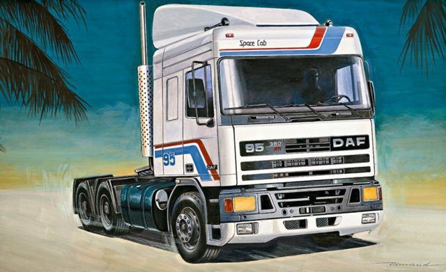 Italeri DAF 95 Master Truck ZgM, Fahrzeug, 1:24, Weiß - Bild 1