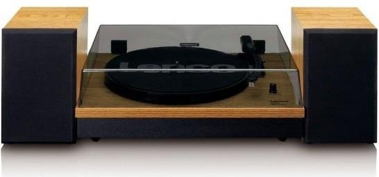Lenco LS-300WD Bluetooth Plattenspieler mit zwei Lautsprechern in Braun - Bild 3