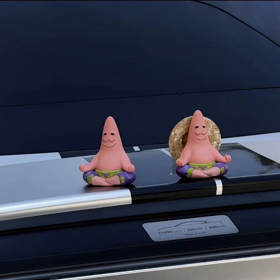 Bandai SpongeBob Schwammkopf Patrick Star, PVC-Figuren Puppe, 9cm - Bild 5