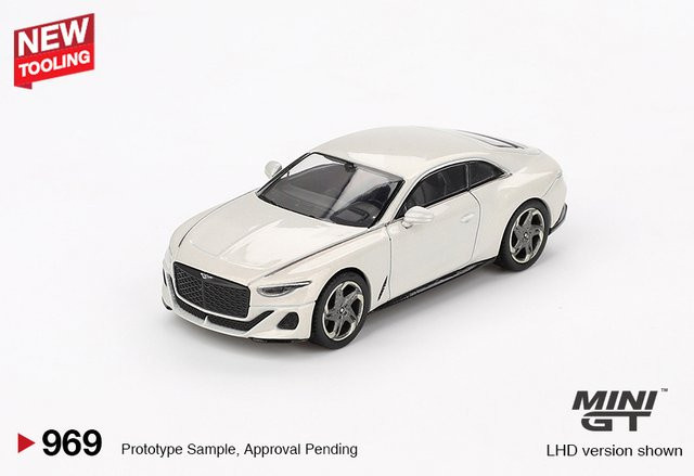 MINIGT Bentley Batur Bonneville Pearl, Metallmodell, 1:64, Weiß - Bild 1