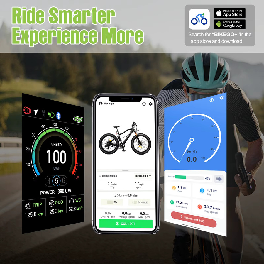 Bafang VD04 Vertikales E-Bike-Display mit 3,5 Zoll IPS Farbdisplay, IP67 Wasserdicht, 0-9 PAS-Stufen, Bafang CAN-Protokoll für Mittelmotoren, Schwarz, Typ-C Anschluss - Bild 4