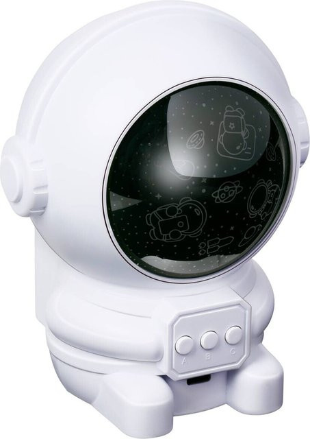 Grundig Sternen-Projektor Astronaut in Weiß B/H/L: 9 x 7 x 14 cm - Bild 1