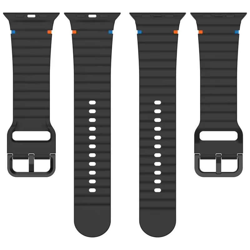 Sportarmband Silikon, Schwarz, Unisex - Bild 3