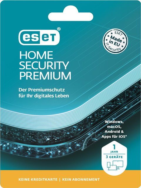 ESET Home Security Premium Antivirus Subscription für 3 Geräte - Bild 1