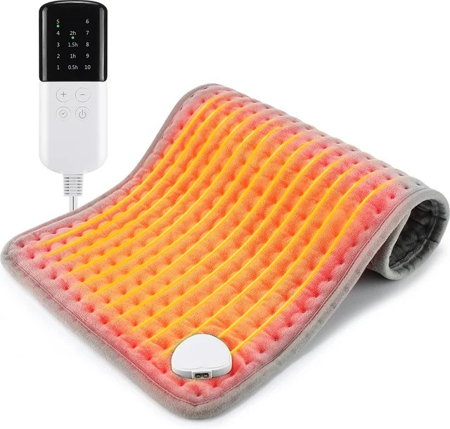 Hailicare Elektrische Heizmatte Grau, Multifunktionale Wärmedecke mit 9/10 Temperaturstufen, B/H: 60 x 30 cm - Bild 1