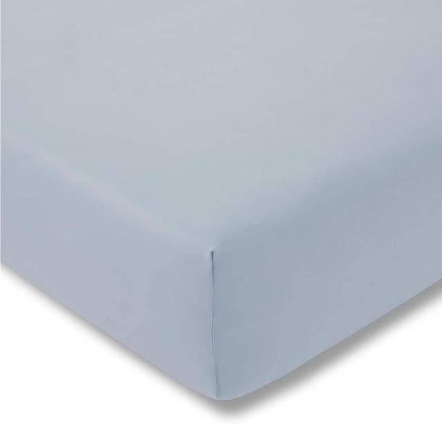 Estella Spannbetttuch aus Jersey-Stretch in Blau, atmungsaktive Baumwolle - Bild 1
