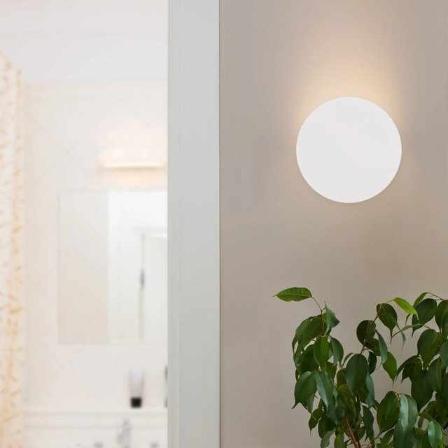 Näve LED-Wandleuchte Stan Weiß Rund Durchmesser: 14 cm - Bild 1