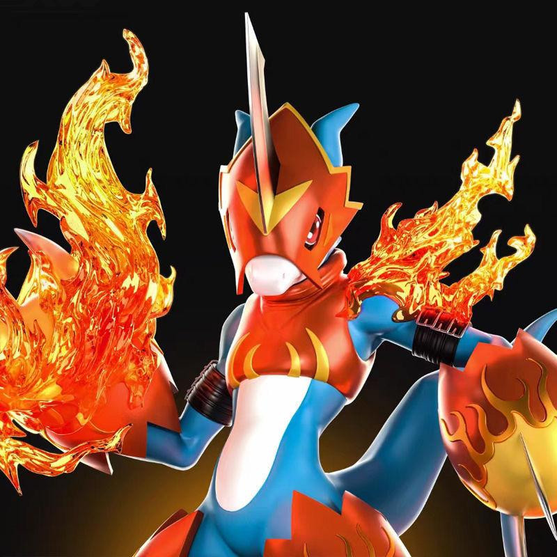 Digimon Königliche Flammenbestie Lotusbestie Figuren PVC ab 14 Jahren - Bild 2
