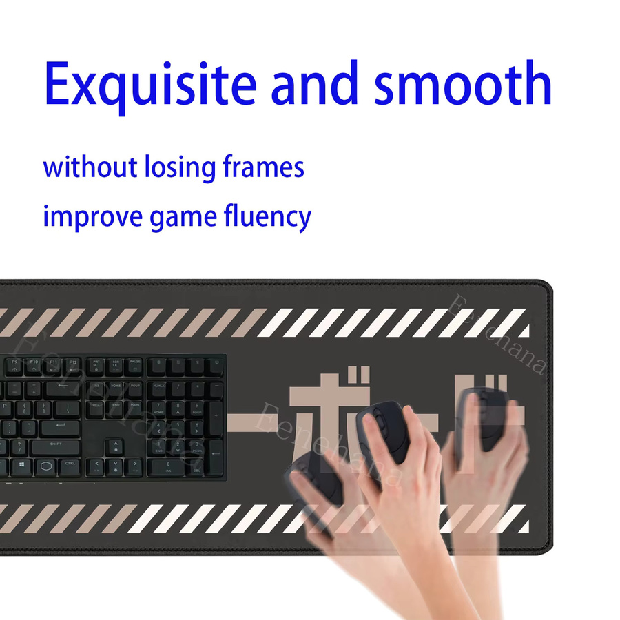 Mousepad Company XXL Gaming Mauspad für PC und mechanische Tastaturen, rutschfeste Schreibtischunterlage für Laptop und Büro - Bild 3