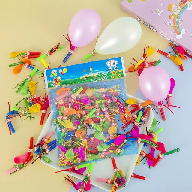Meade Pfeifenballons, bunt, 50-teiliges Set - Bild 1