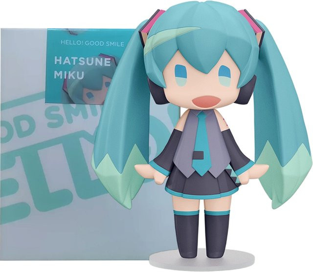 Bandai Hatsune Miku Q Version, Actionfigur, 10cm, Pixel Baustein Stil - Bild 1
