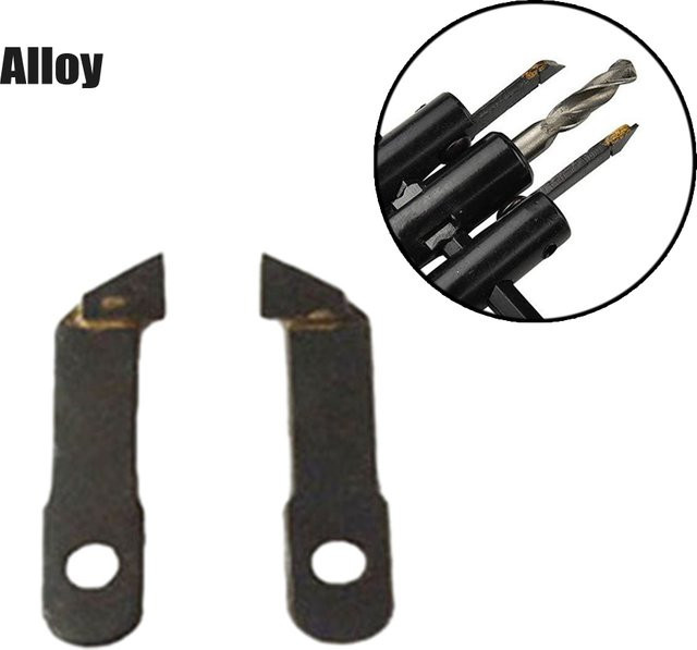 Vibratite 2er-Set Einstellbare Lochsägen für Holz mit Silber Legierung Klingen, Durchmesser 30 mm und 40 mm - Bild 1