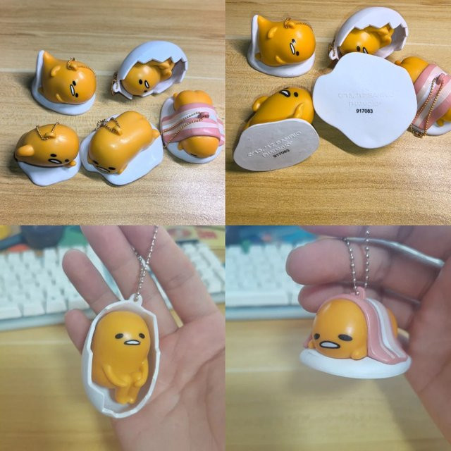 Bandai Gudetama Schlüsselanhänger Figur, Actionfigur, Kunststoff - Bild 1