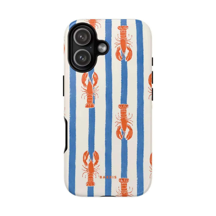 Clmj Lobster Handyhülle für iPhone 17 16 15 14 13 12 11 Pro Max Plus Air mit doppelschichtiger Rückabdeckung - Bild 2