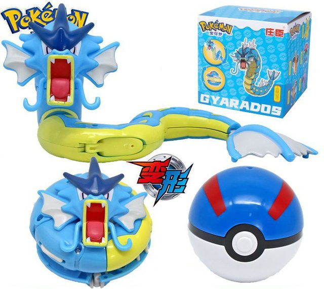 Pokémon Pokéball Pikachu-Figur und Glurak Taschenmonster-Modell, Einzelfigur - Bild 1