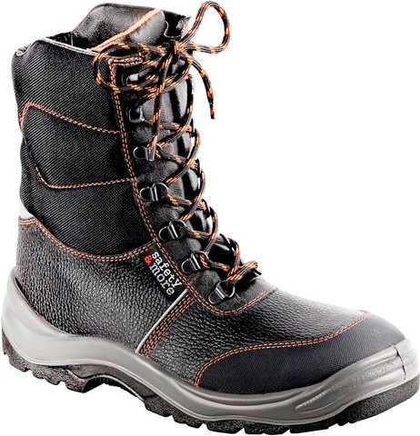 safety and more Sicherheitsstiefel S3 aus Rindsleder in Schwarz, Größe 46 - Bild 1