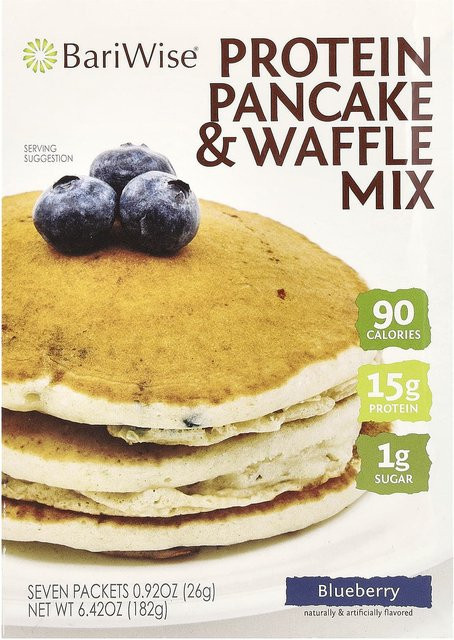 BariWise Protein Pfannkuchen- & Waffelmischung Blaubeere 7 x 26 g - Bild 1