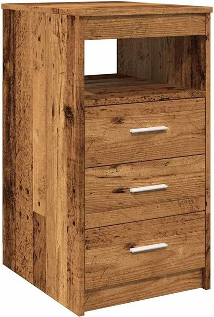 vidaXL Schubladenschrank in Altholz-Optik, braun, B/T/H: 40 x 50 x 76 cm - Bild 1