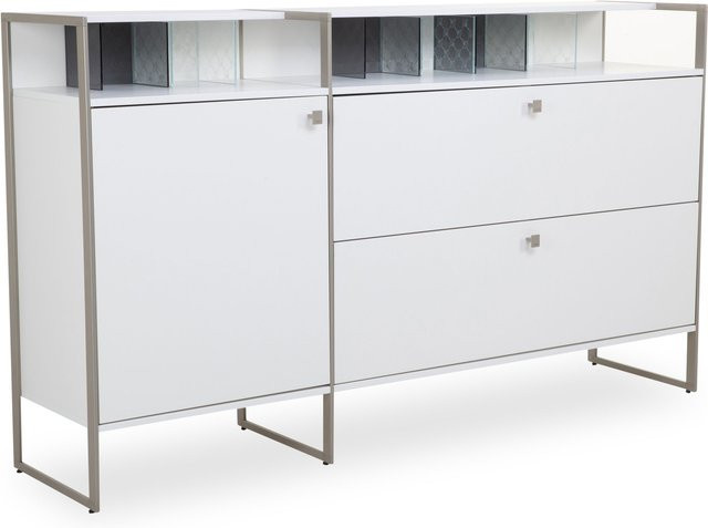 Sideboard JOOP! FRAMES Modern Weiß Lackiert mit Soft-Close-Schubladen B: 183 cm, H: 43 cm, T: 107 cm - Bild 1