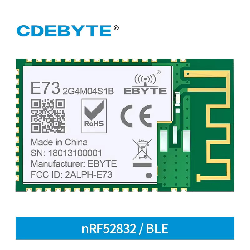 CDEBYTE E73-2G4M04S1 Serie Bluetooth Low Energy 4.2/5.0 nRF52832/nRF52810/nRF51822/nRF52811 2,4 GHz SMD PCB Antennenmodul - Bild 3