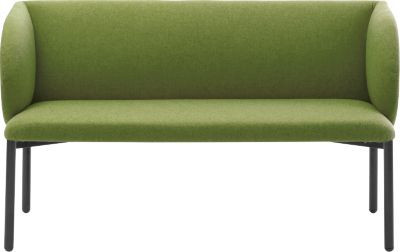 Leyform Sofa LIV 2-Sitzer in Moosgrün mit Stoffbezug und Armlehnen, B: 127 cm, T: 62 cm, H: 74 cm - Bild 1