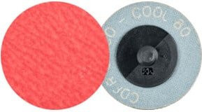 PFERD TOOLS COMBIDISC Keramikkorn Mini-Fiberscheibe CDFR CO-COOL80 in Rot, Durchmesser: 50 mm, für Stahl und Edelstahl - Bild 1