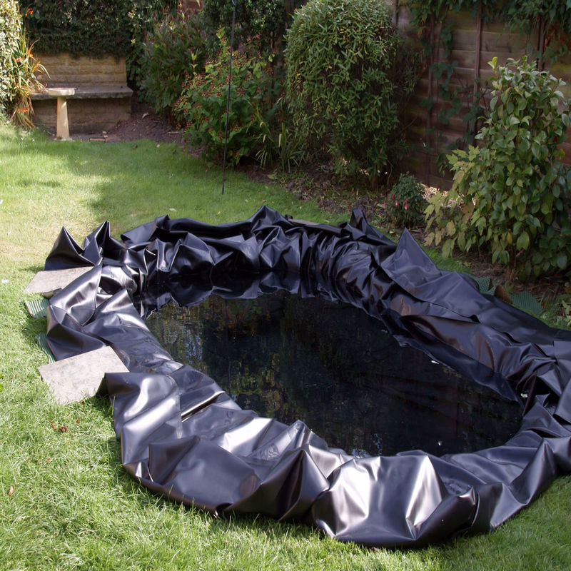 Wasserdichte Teichfolie für Gartenpools und Landschaftsbau, verstärkter Liner für Fischteiche, Dicke: 0,1 m - Bild 3