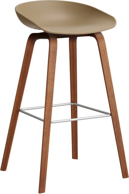 HAY About A Stool AAS 32 Hocker in Braun aus Eichenholz, Walnussholz und Polypropylen - Bild 1